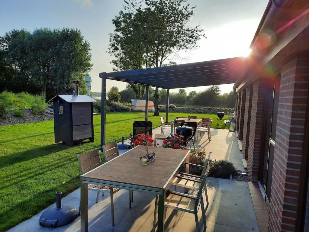 Ferienwohnung Sonnenaufgangsgenuss Harriersand Schwanewede Exterior foto